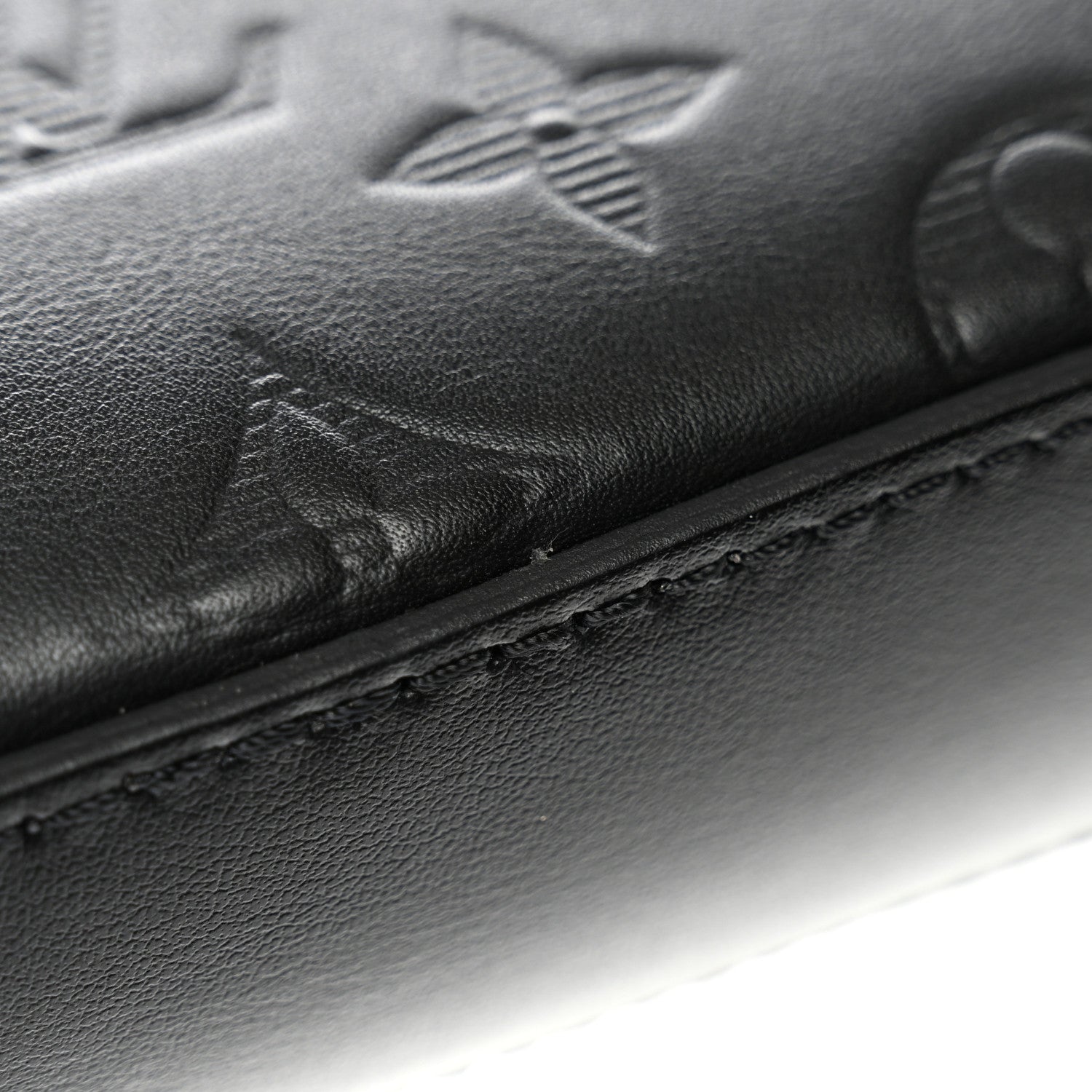 Louis Vuitton Calfskin Monogram Shadow Duo Messenger Black 13 of 13