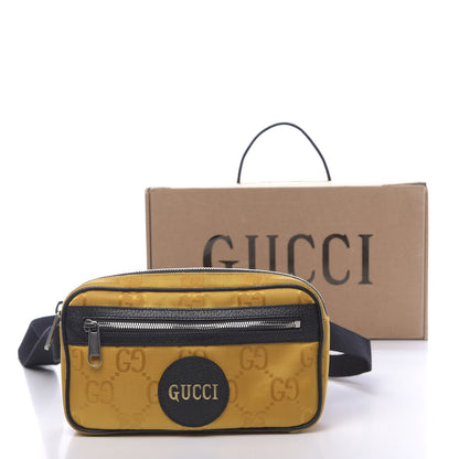Gucci Econyl Nylon Monogram Off The Grid Belt Bag Crop Black 11 of 11