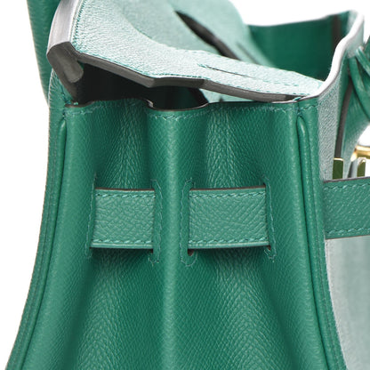 Hermes Epsom Birkin 30 Vert Vertigo 15 of 32