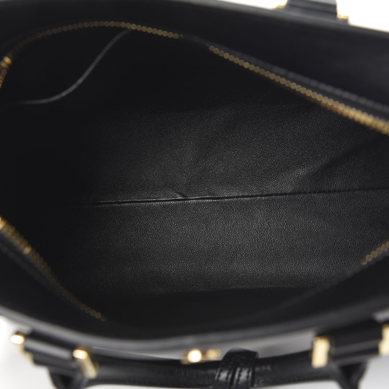 Saint Laurent Calfskin Monogram Baby Cabas Black 4 of 9
