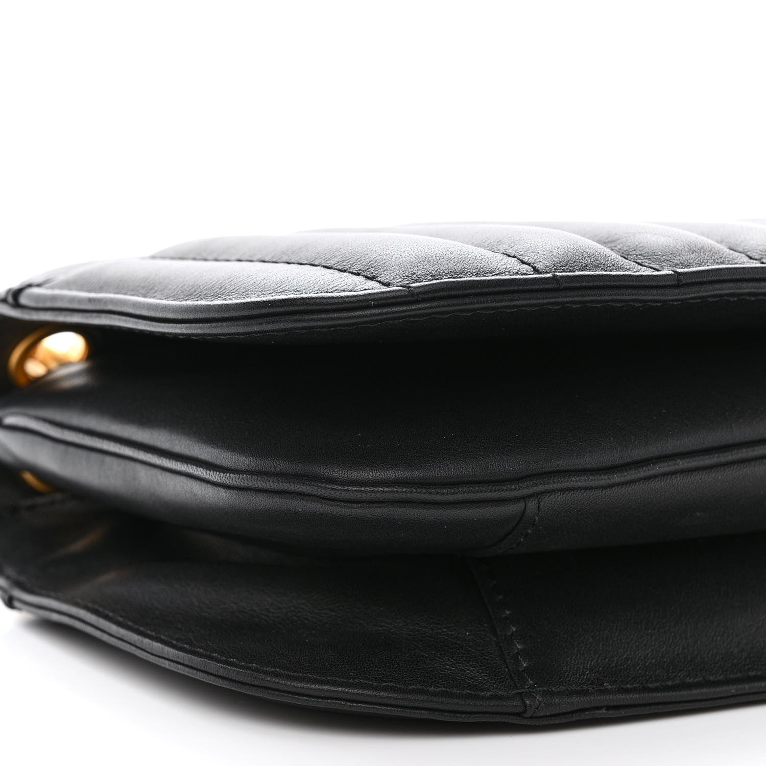 Chanel Calfskin Vertical Quilted Single Flap Black 9 of 12