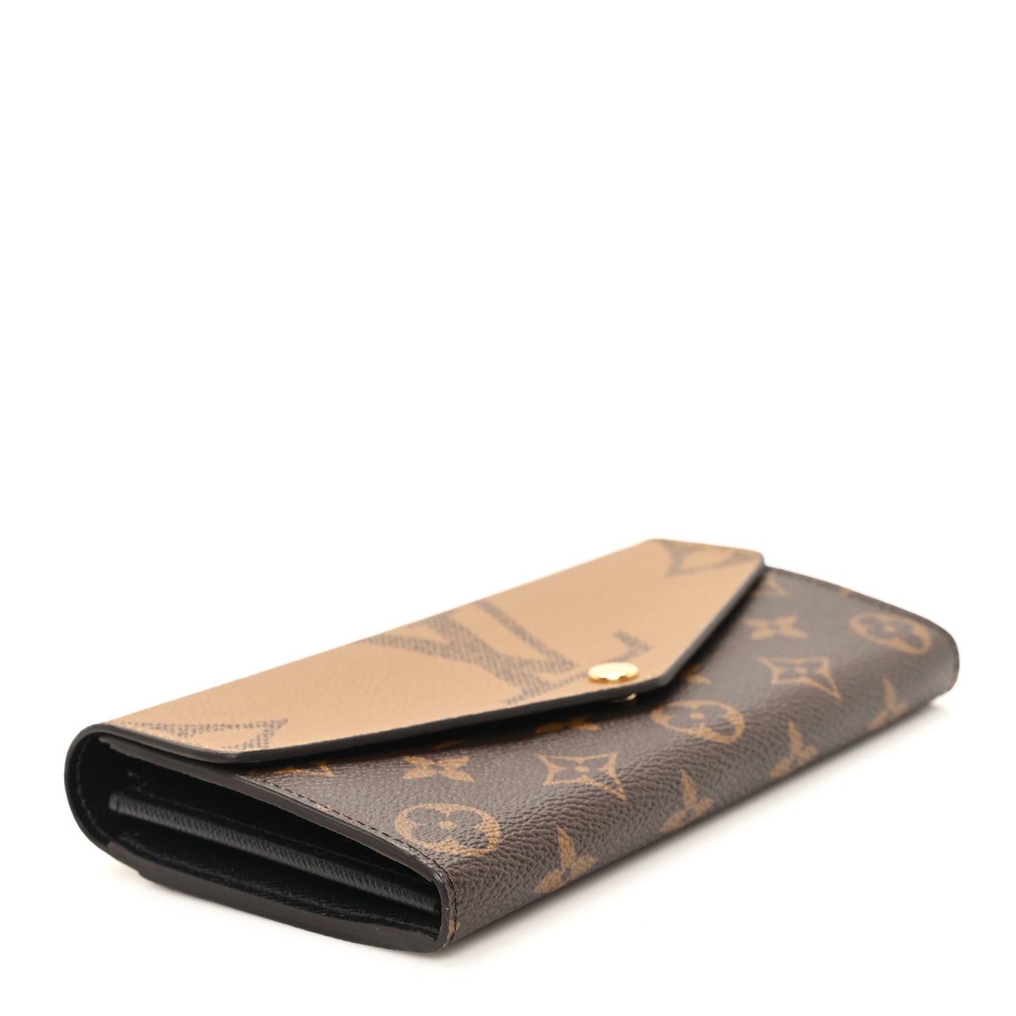 Reverse Monogram Giant Sarah Wallet