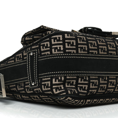 Fendi Zucchino Shoulder Bag Dark Brown 8 of 11