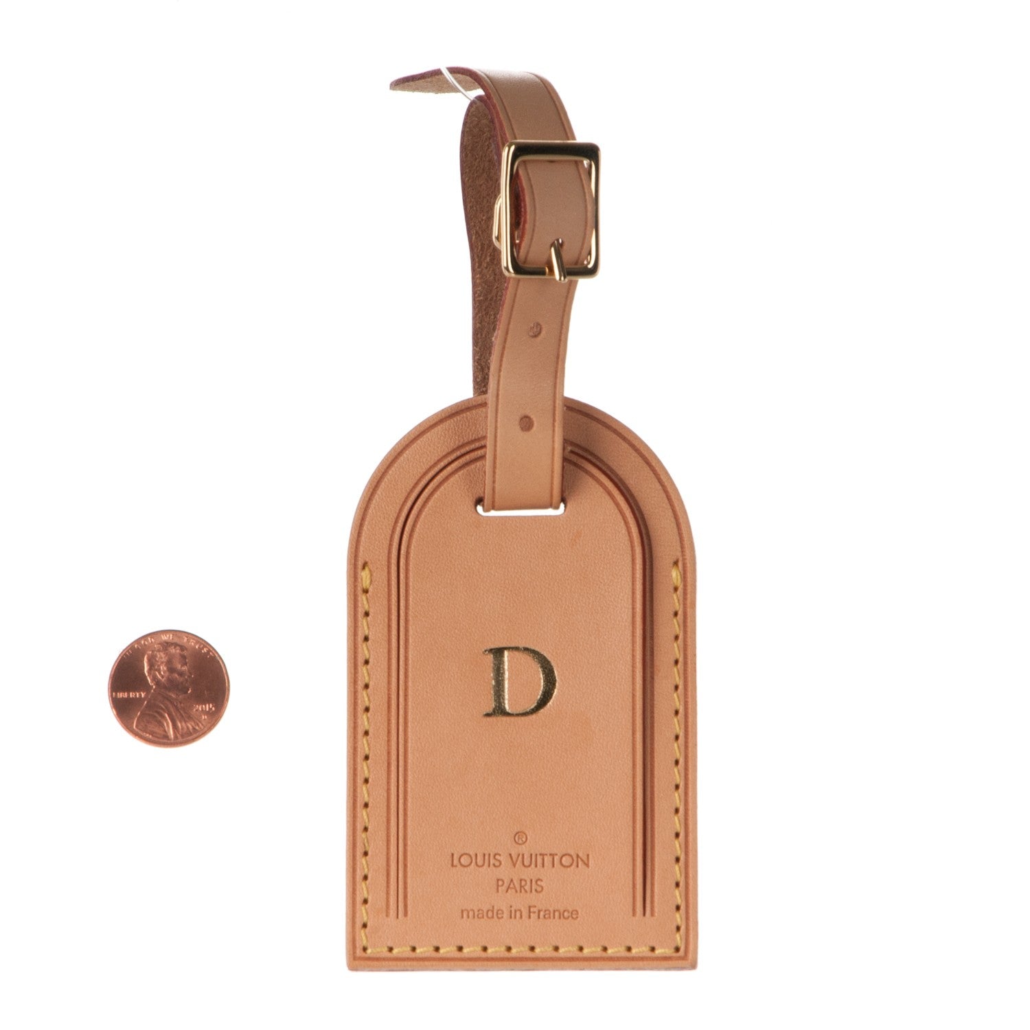 Louis Vuitton Vachetta Luggage Tag 2 of 3