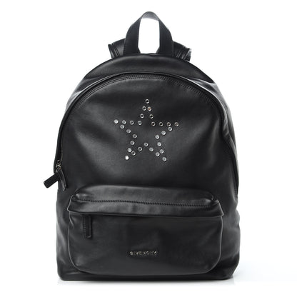Givenchy Calfskin Studded Star Small Backpack Black 1 of 13