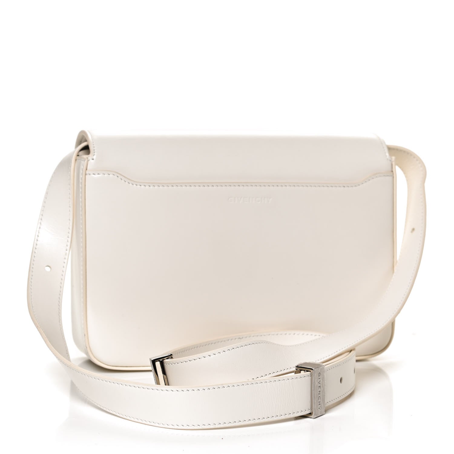 Givenchy Box Calfskin Medium 4G Shoulder Bag Ivory 3 of 14