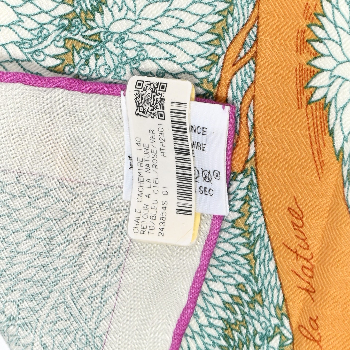 Cashmere Silk Retour a la Nature 140 Bleu Ciel Rose Vert