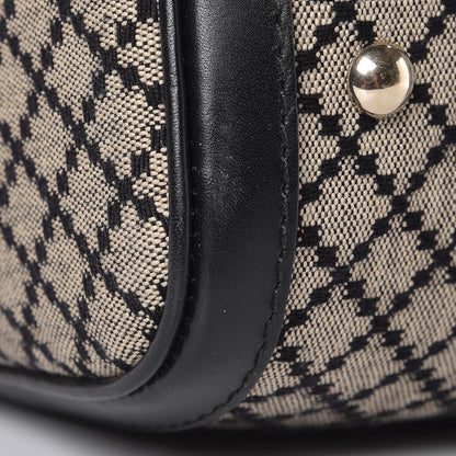 Gucci Diamante Vintage Web Medium Boston Black 12 of 15