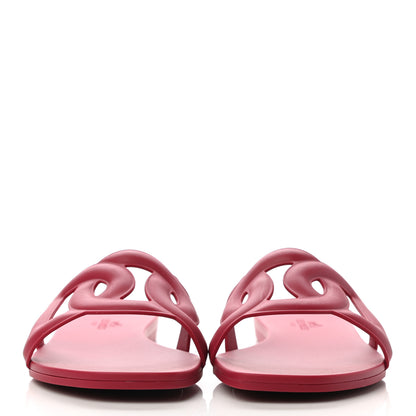 Hermes Rubber Aloha Sandals 35 Rose Baie 2 of 8