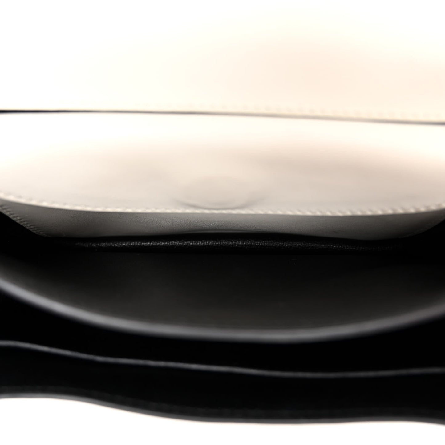 City Calf Studded Folk Cahier Bag Black White