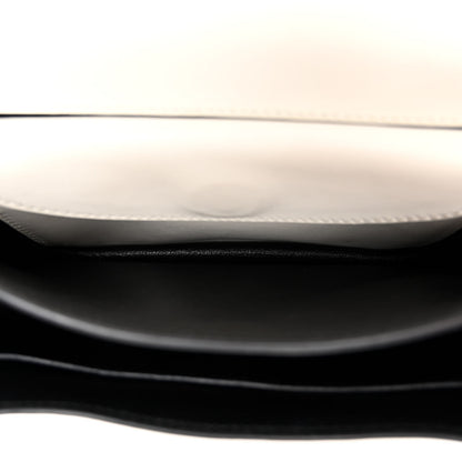 Prada City Calf Studded Folk Cahier Bag Black White 5 of 10