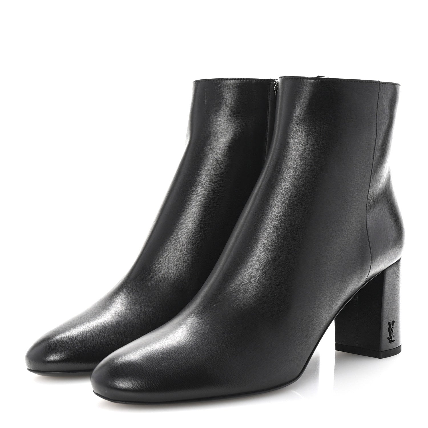 Saint Laurent Nappa Vendome Loulou Ankle Zip Boot 40 Black 4 of 9