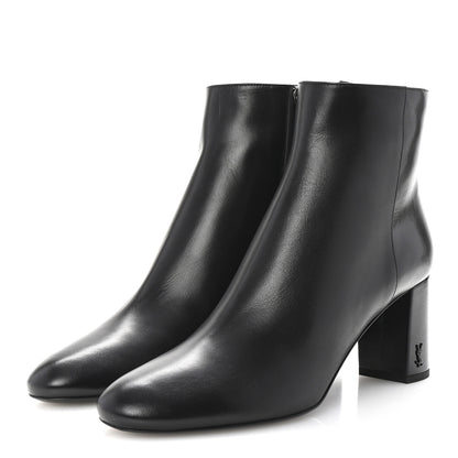 Saint Laurent Nappa Vendome Loulou Ankle Zip Boot 40 Black 4 of 9