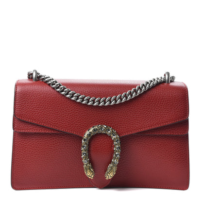 Gucci Dollar Calfskin Swarovski Crystal Small Dionysus Shoulder Bag Hibiscus Red 1 of 11