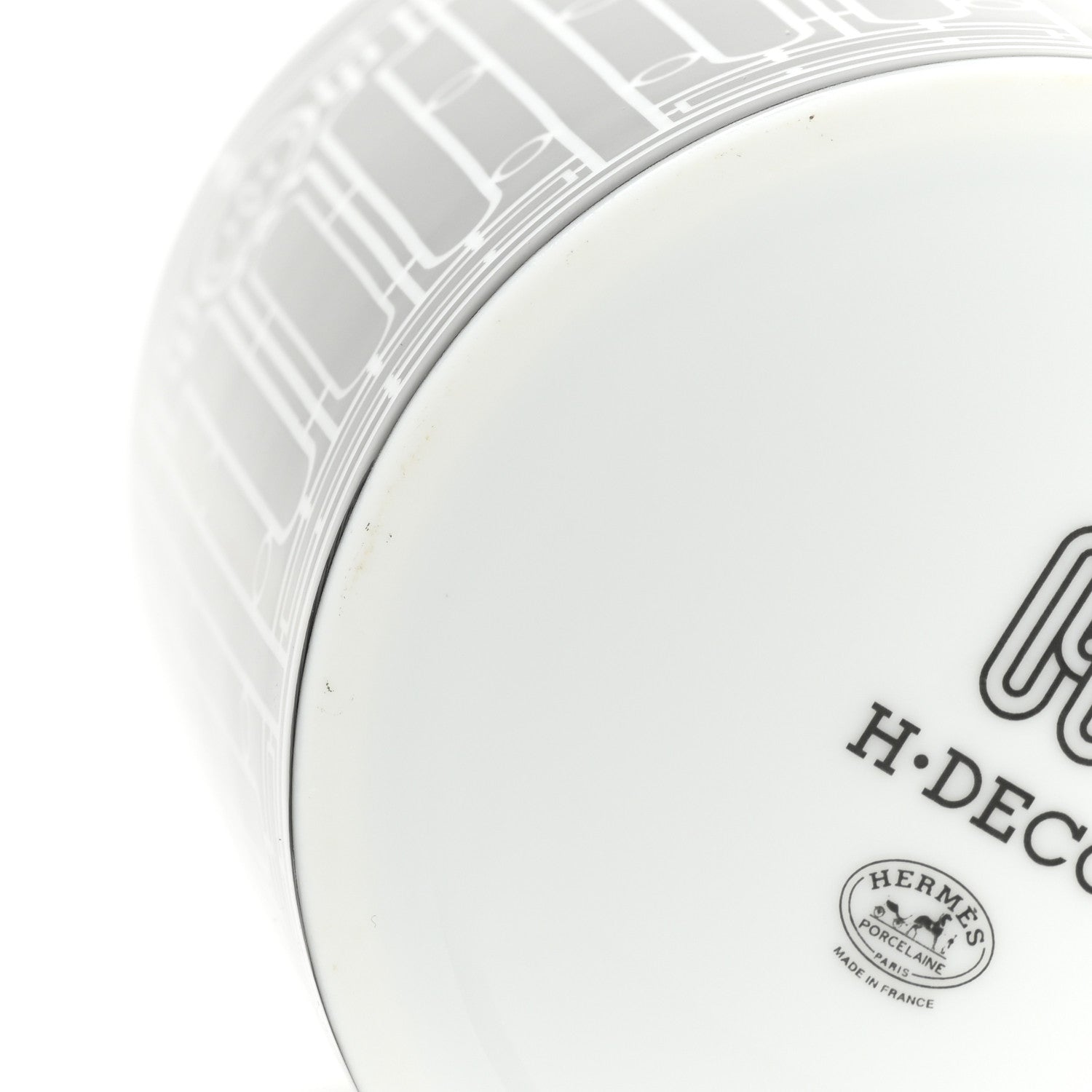 Hermes Porcelain H Deco Mug Set of 2 10 of 11