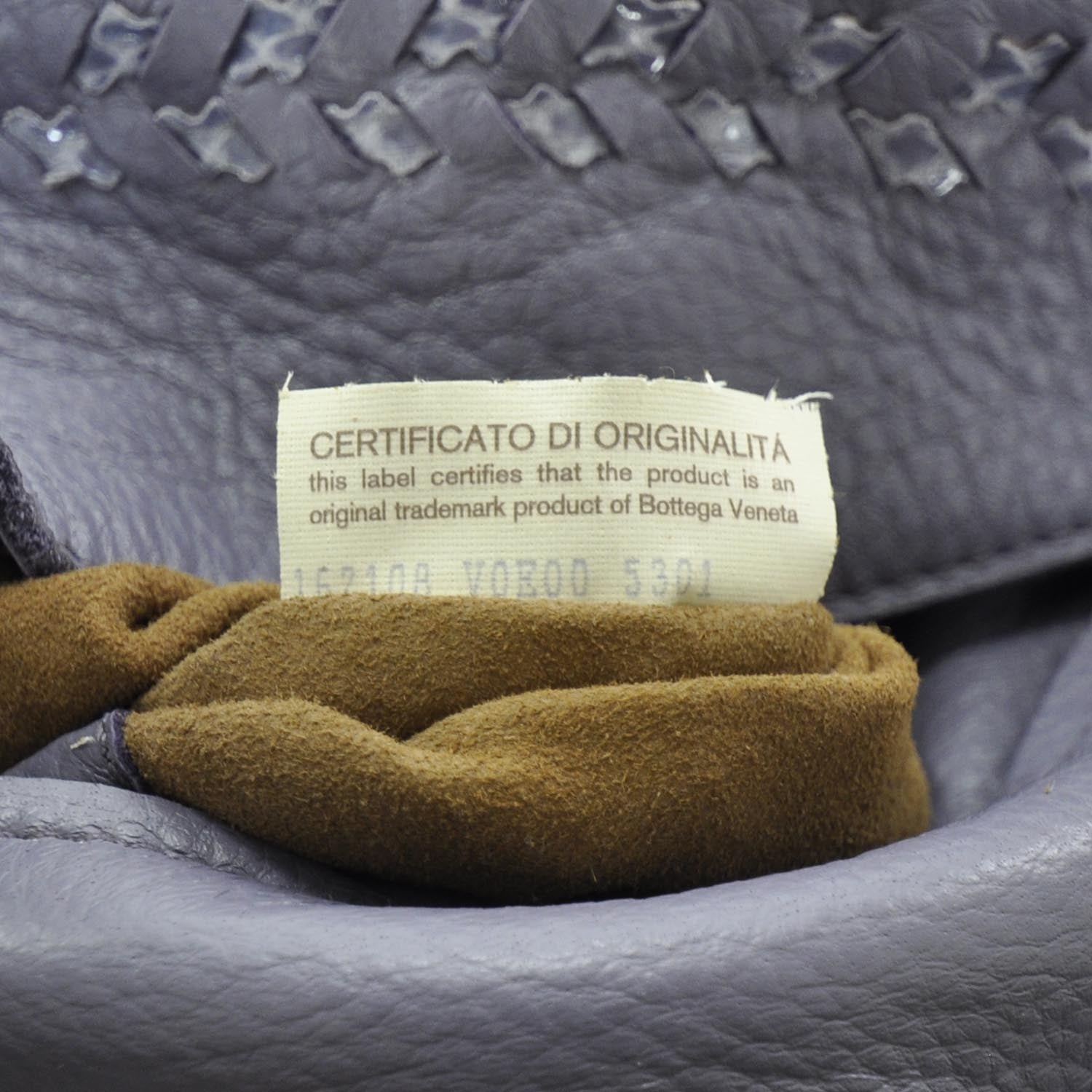 Bottega Veneta Cervo Deerskin and Python Cocker Hobo 8 of 9