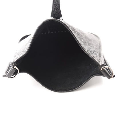 Hermes Taurillon Clemence Evelyne III PM Black 5 of 12