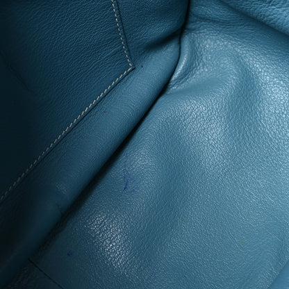 Hermes Taurillon Clemence Jypsiere 34 Blue Jean 15 of 17