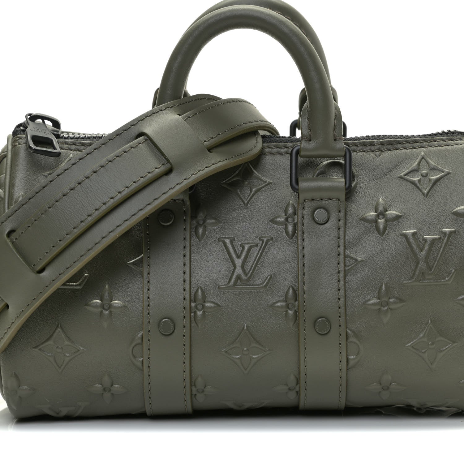 Louis Vuitton Monogram Seal Keepall XS Khaki 7 of 12