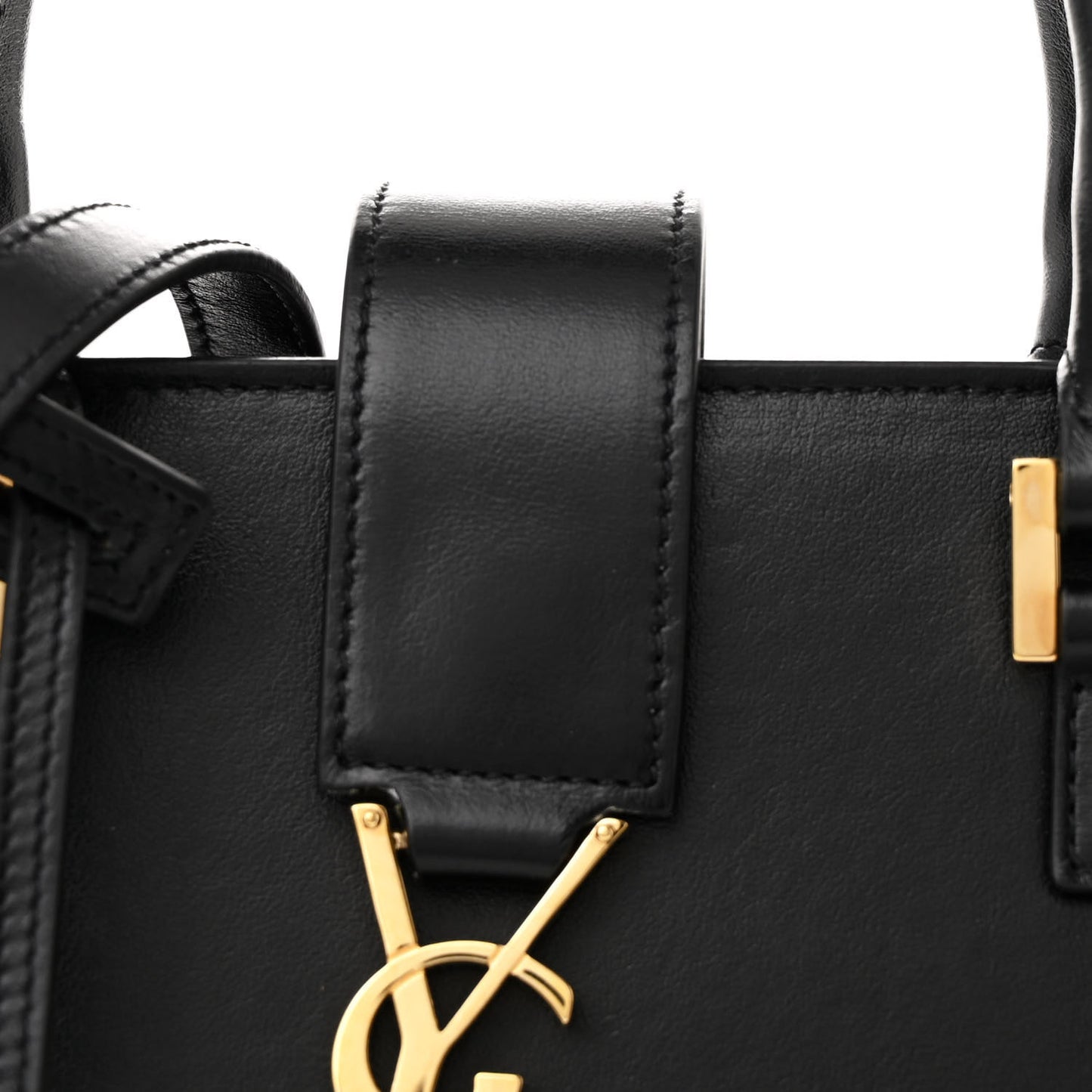 Smooth Calfskin Monogram Cabas Black