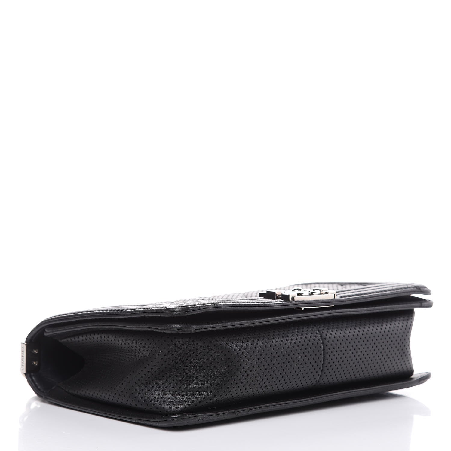 Chanel Perforated Lambskin Quilted New Medium Boy Flap Black 4 of 24