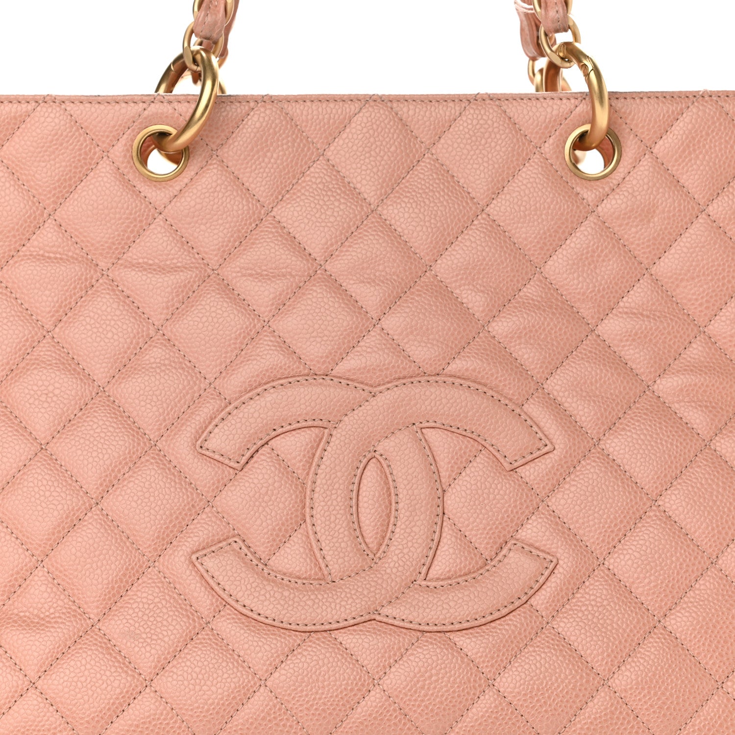 Chanel Caviar Quilted Grand Timeless Tote GTT Pink 17 of 17