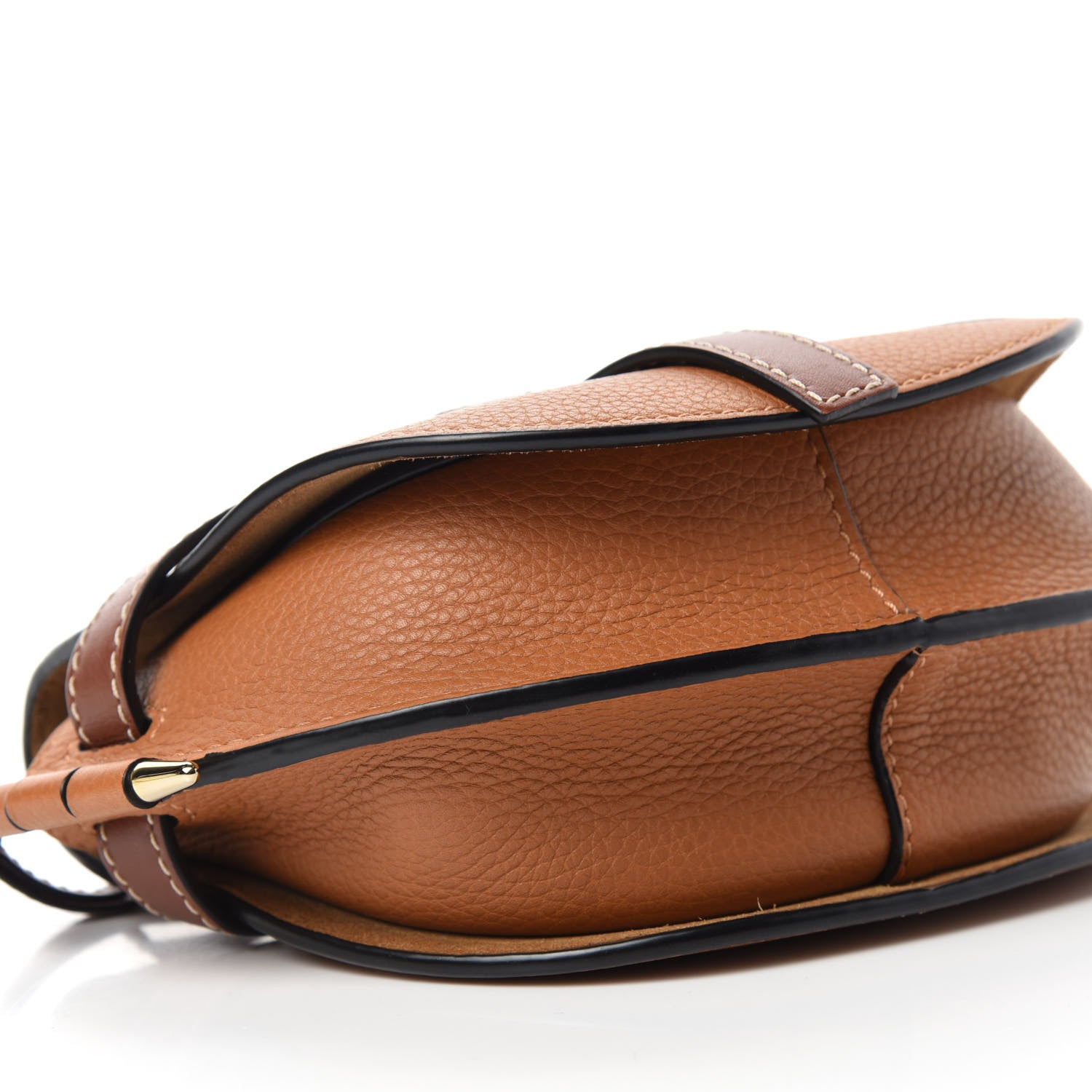 Loewe Grained Calfskin Mini Gate Crossbody Bag Caramel Pecan 6 of 10