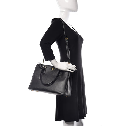 Prada Saffiano Lux Small Tote Nero Black 2 of 9