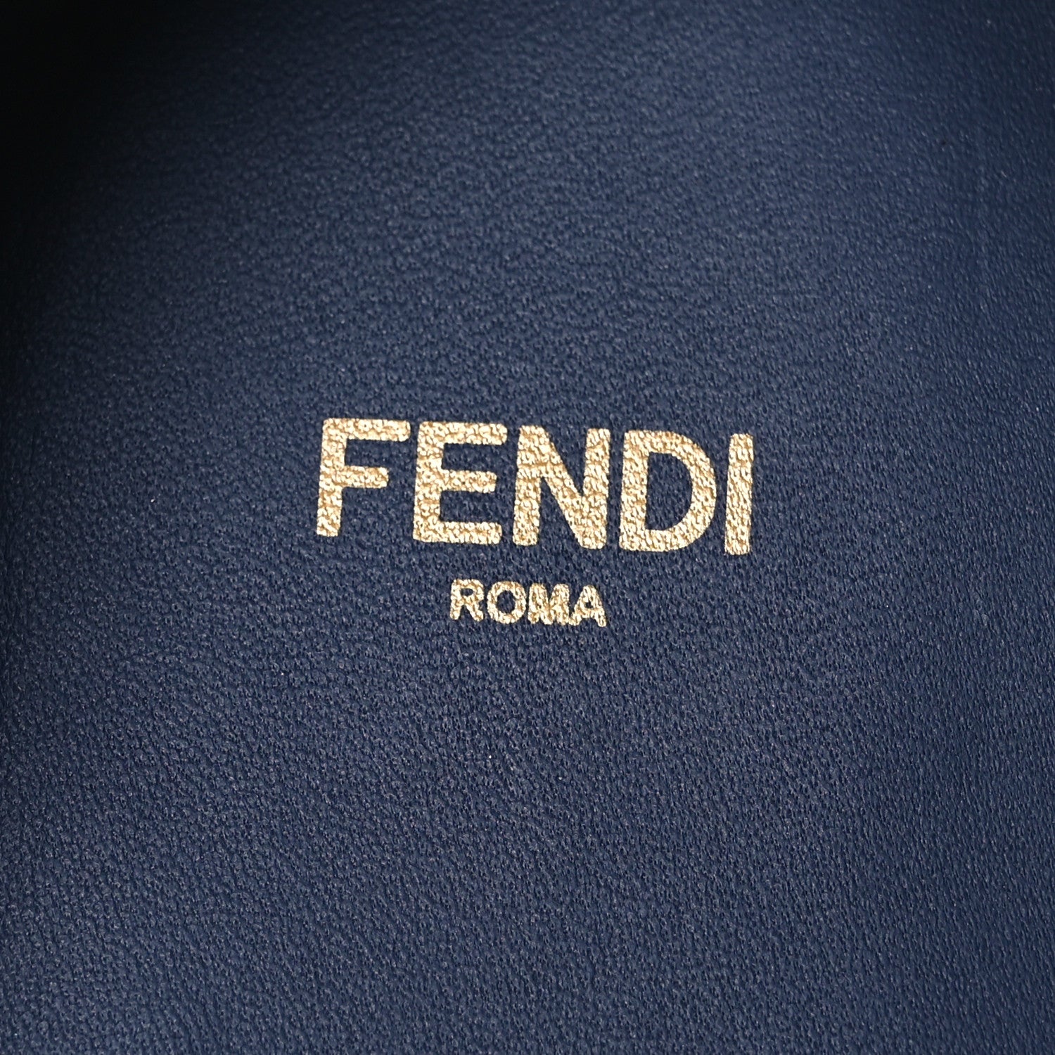 Fendi Fabric Jacquard FF Pequin Loafers 38 Bei Midnight 8 of 10