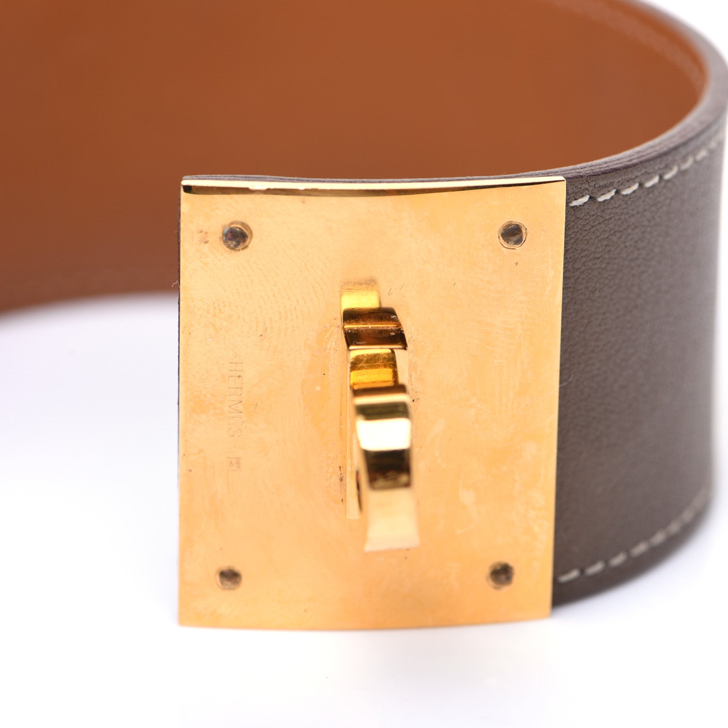 Hermes Swift Kelly Dog Bracelet T2 Etoupe 7 of 8