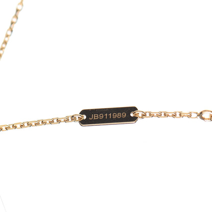 Van Cleef & Arpels 18K Yellow Gold Guilloche Vintage Alhambra Pendant Necklace 5 of 8