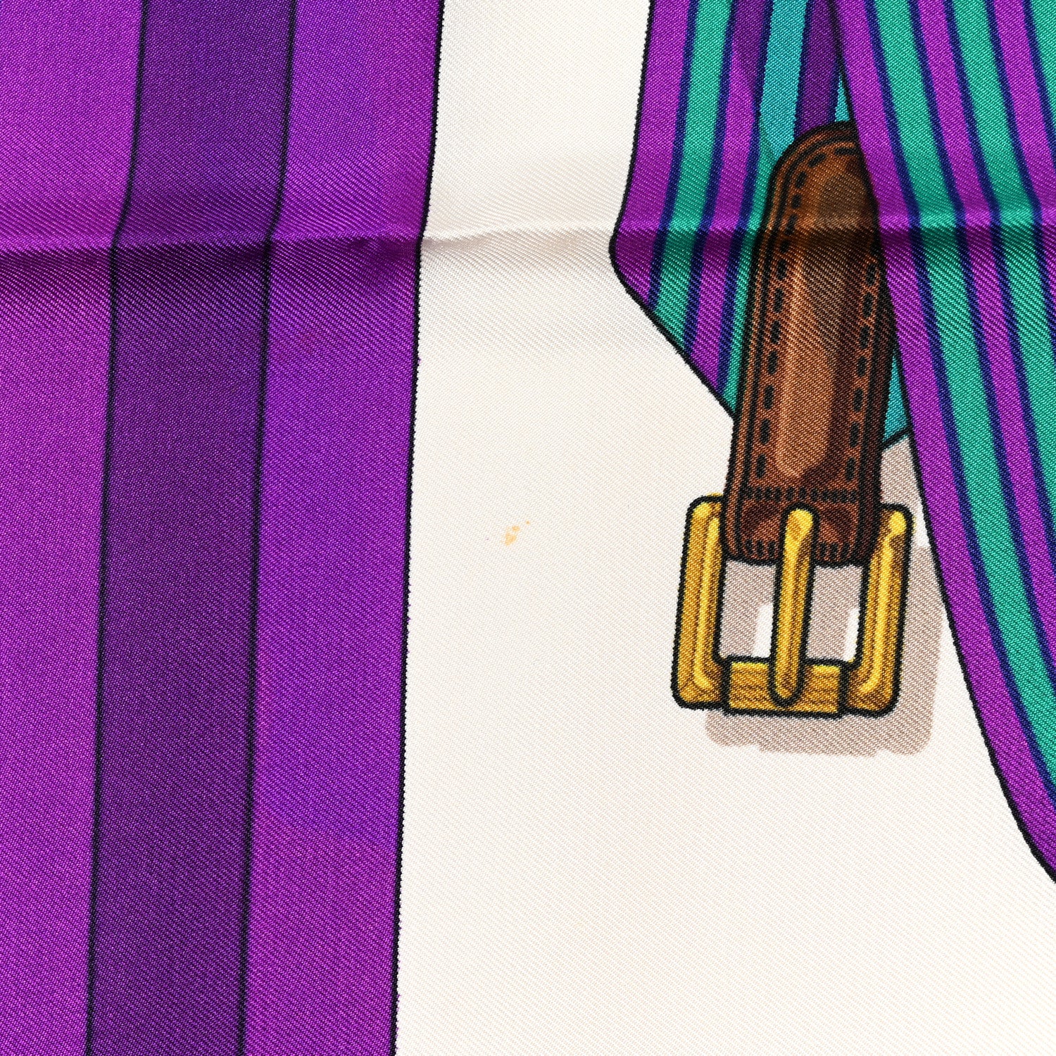 Hermes Silk Les Sangles Scarf 90 3 of 10