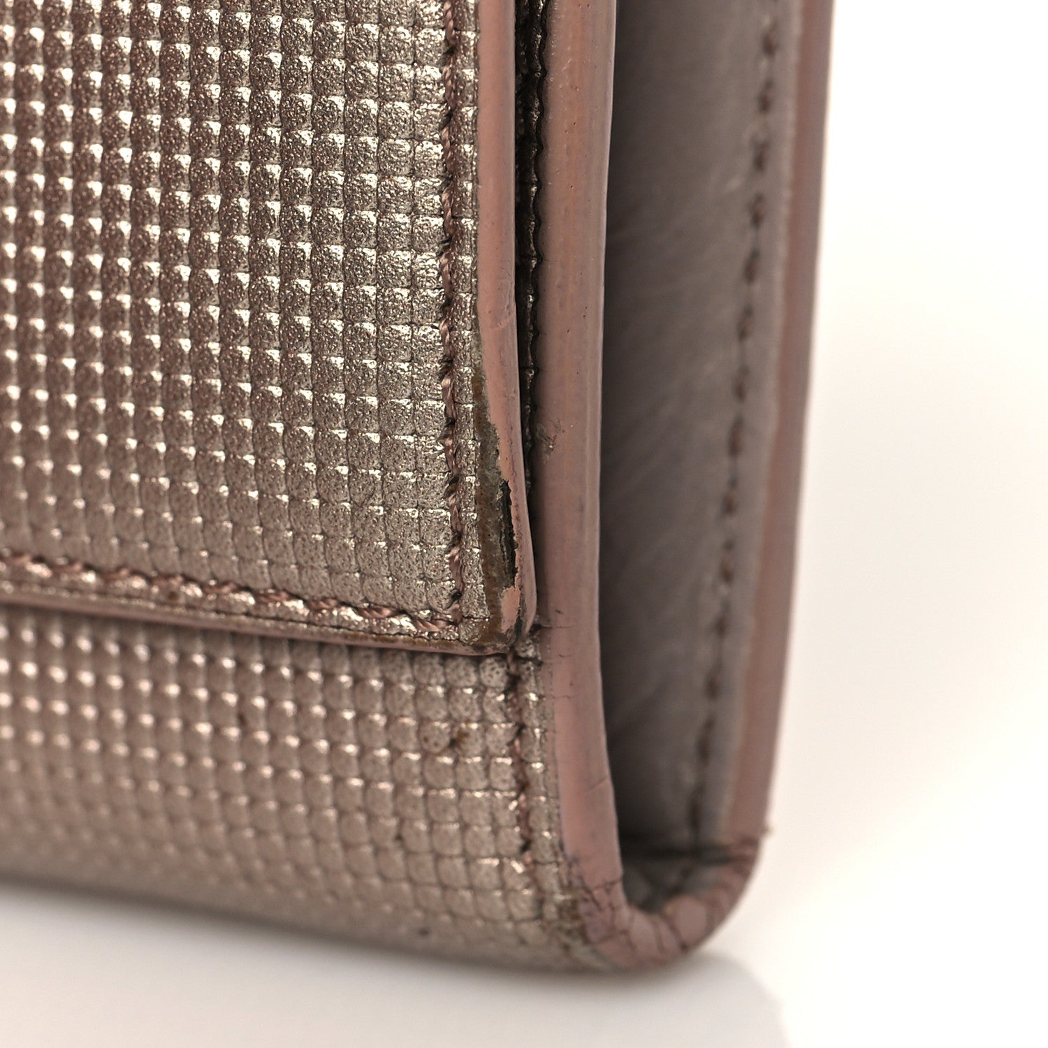 Fendi Vitello Birkin Logo Continental Wallet Rame 11 of 14