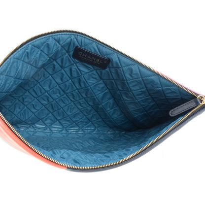 Chanel Lambskin Patchwork Large Cosmetic Case Multicolor 5 of 7