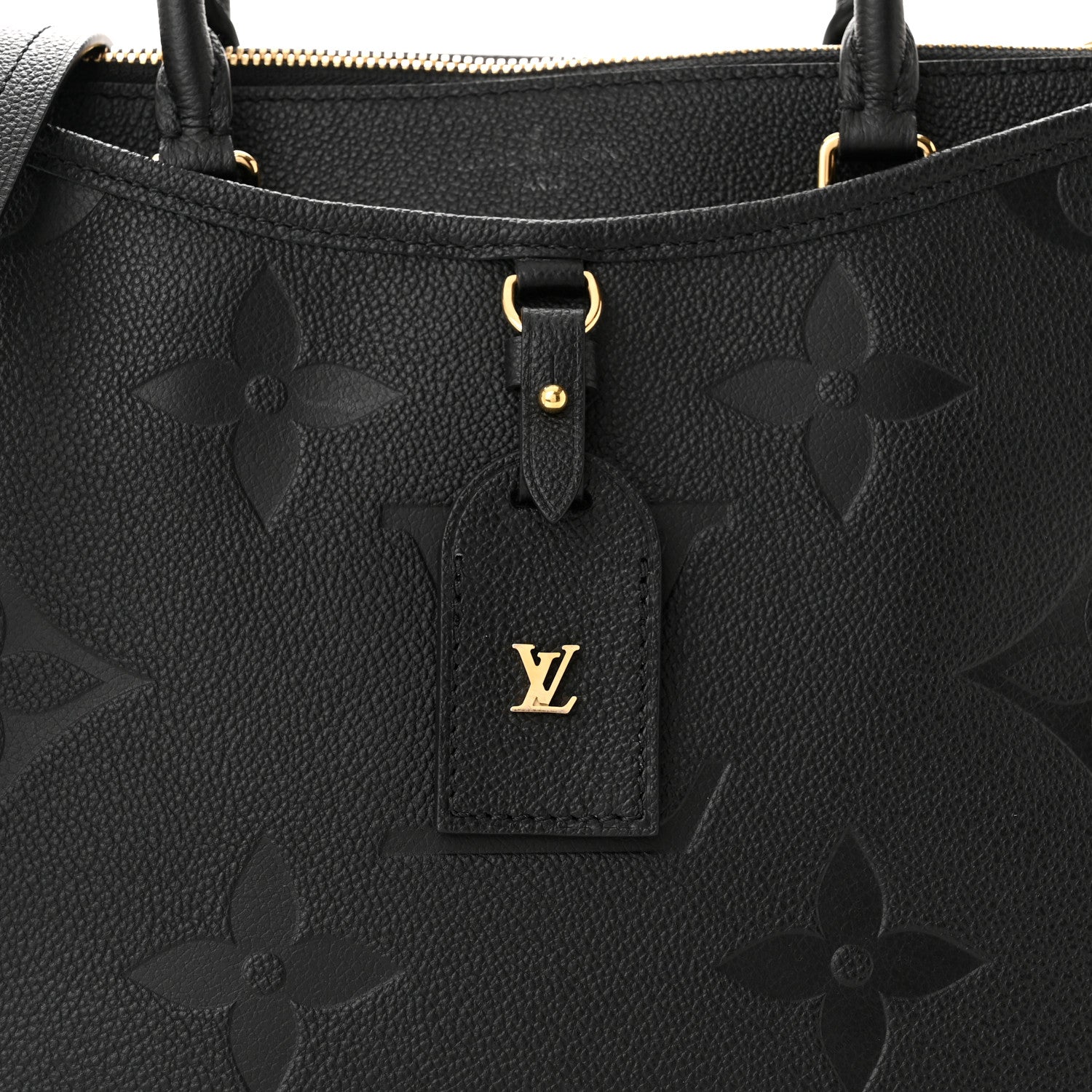 Louis Vuitton Empreinte Monogram Giant Trianon MM Black 7 of 9