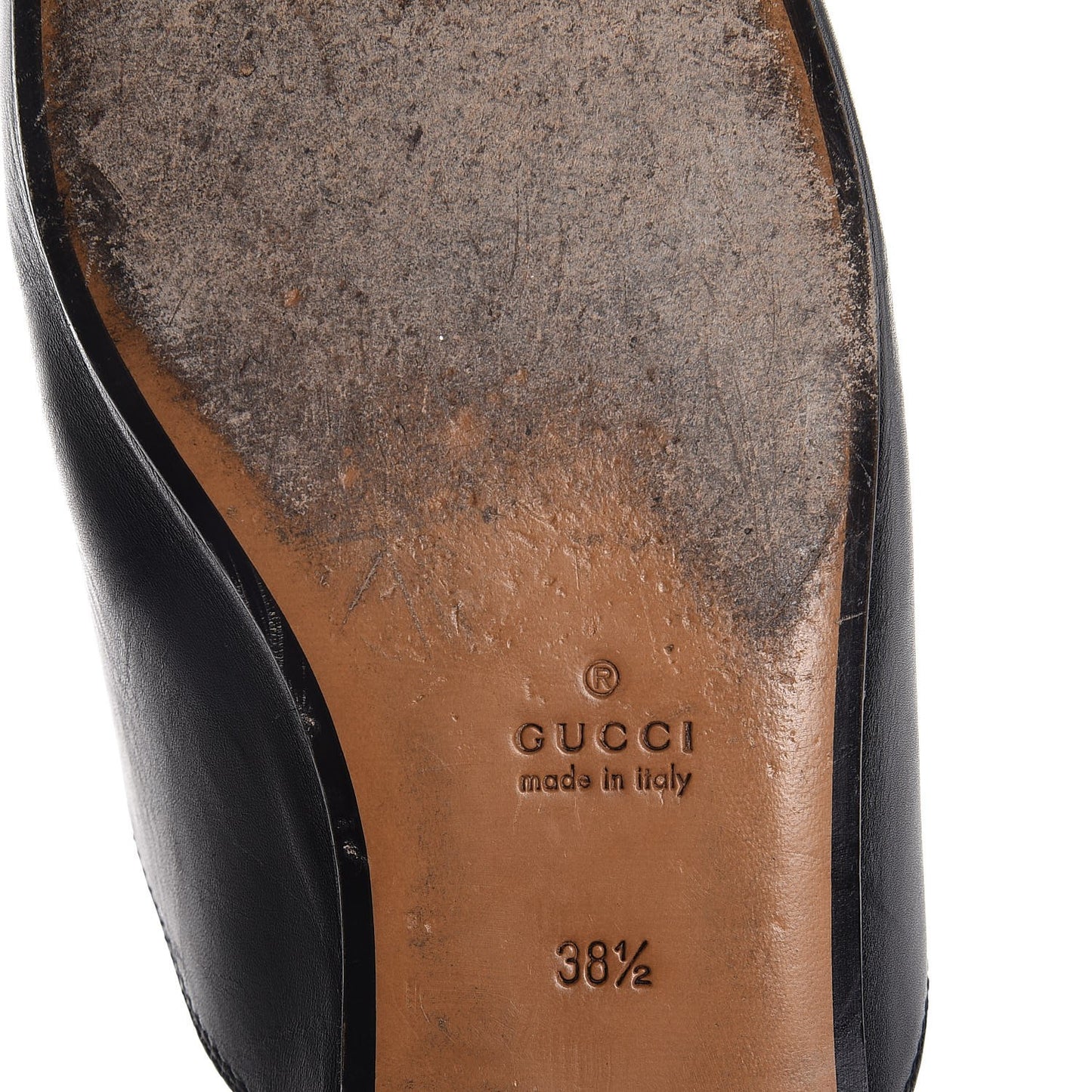 Calfskin Womens Princetown Slippers 38.5 Black