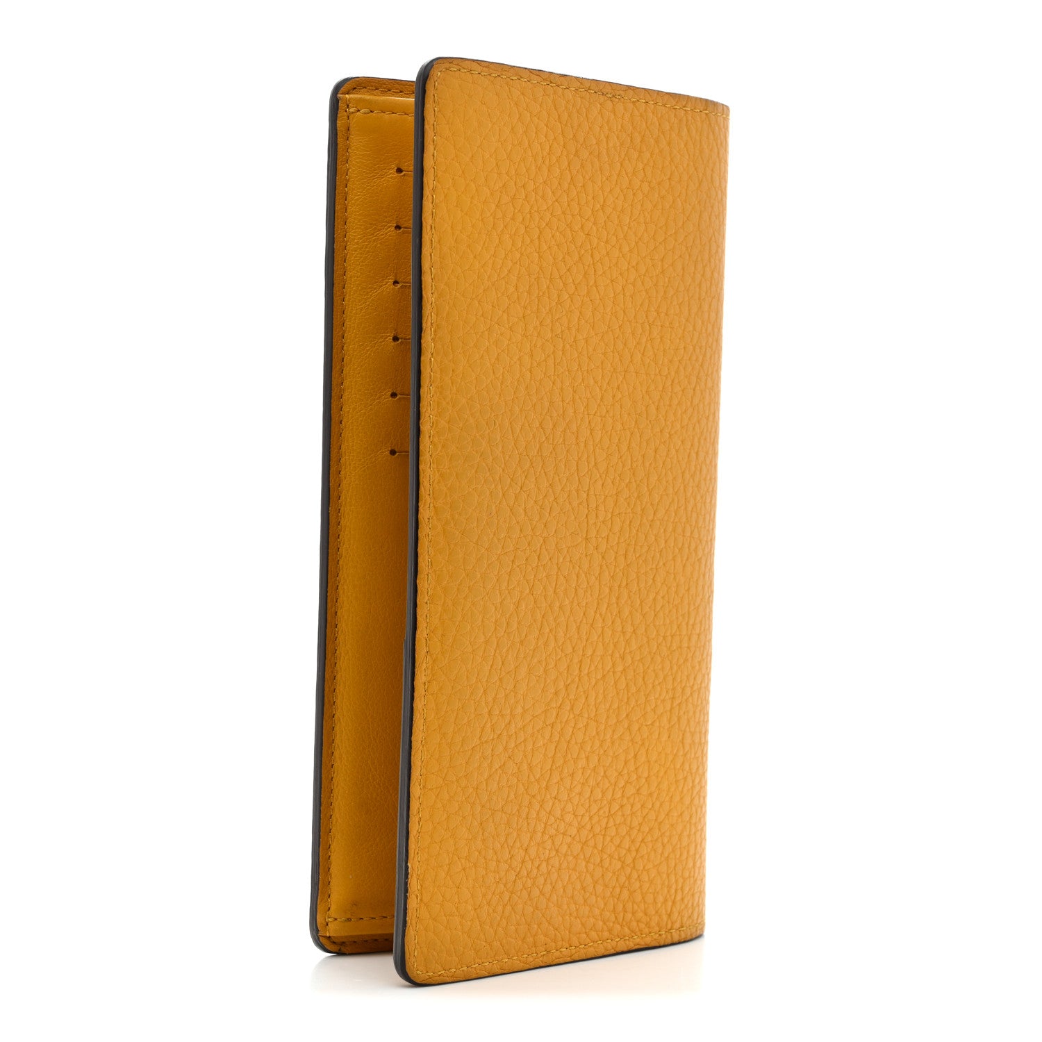 Louis Vuitton Taurillon Brazza Wallet Ocre 3 of 7