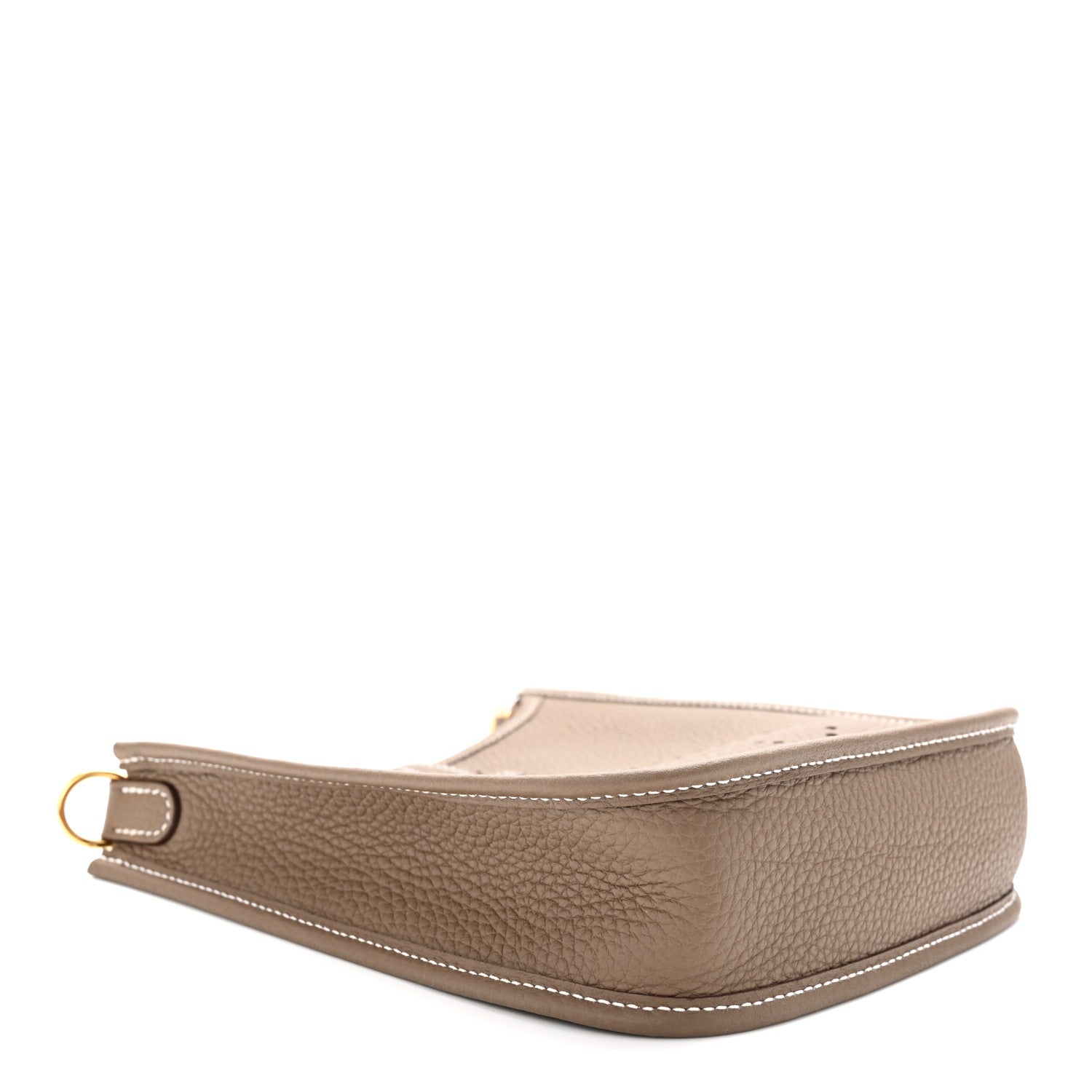 Hermes Taurillon Clemence Amazone Evelyne TPM Etoupe Bleu Indigo 4 of 11