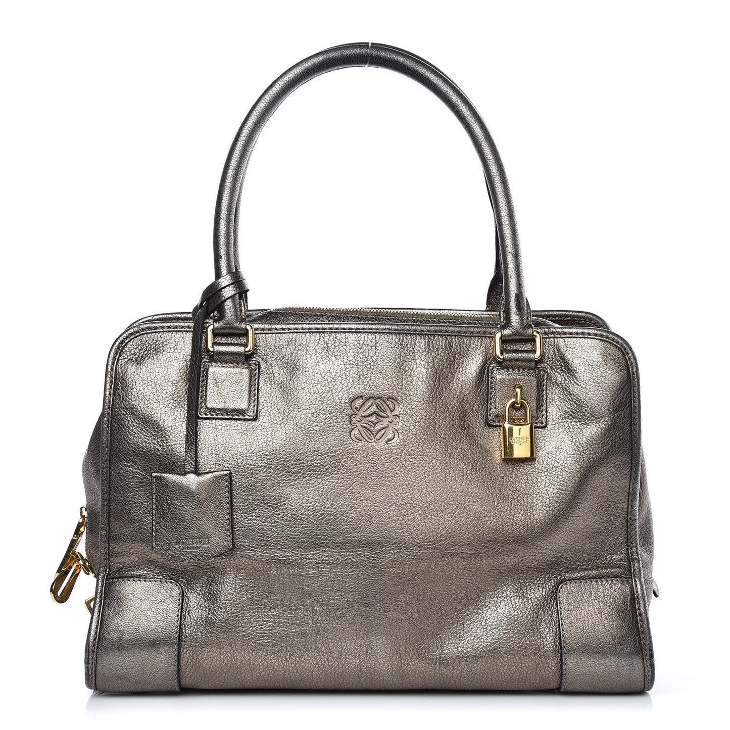 Metallic Calfskin Amazona Bronze
