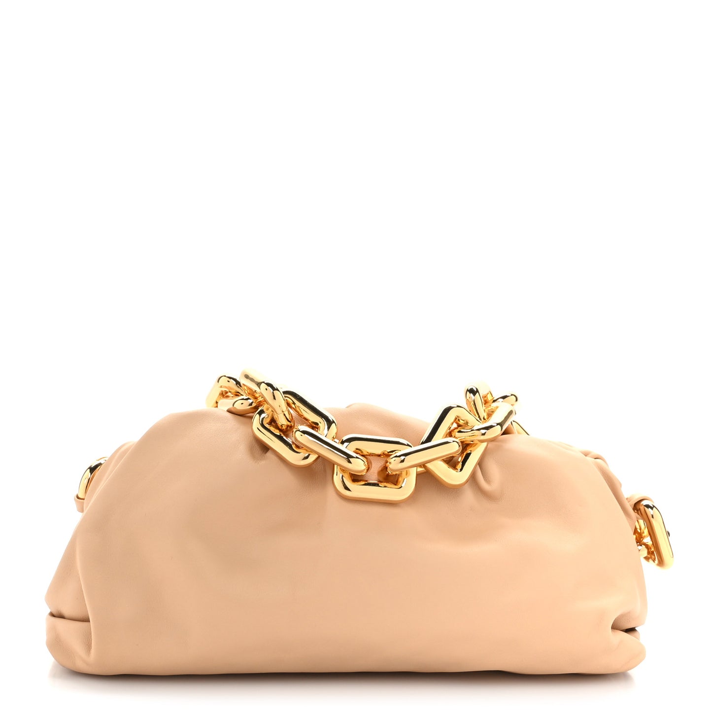 Calfskin The Pouch Chain Almond