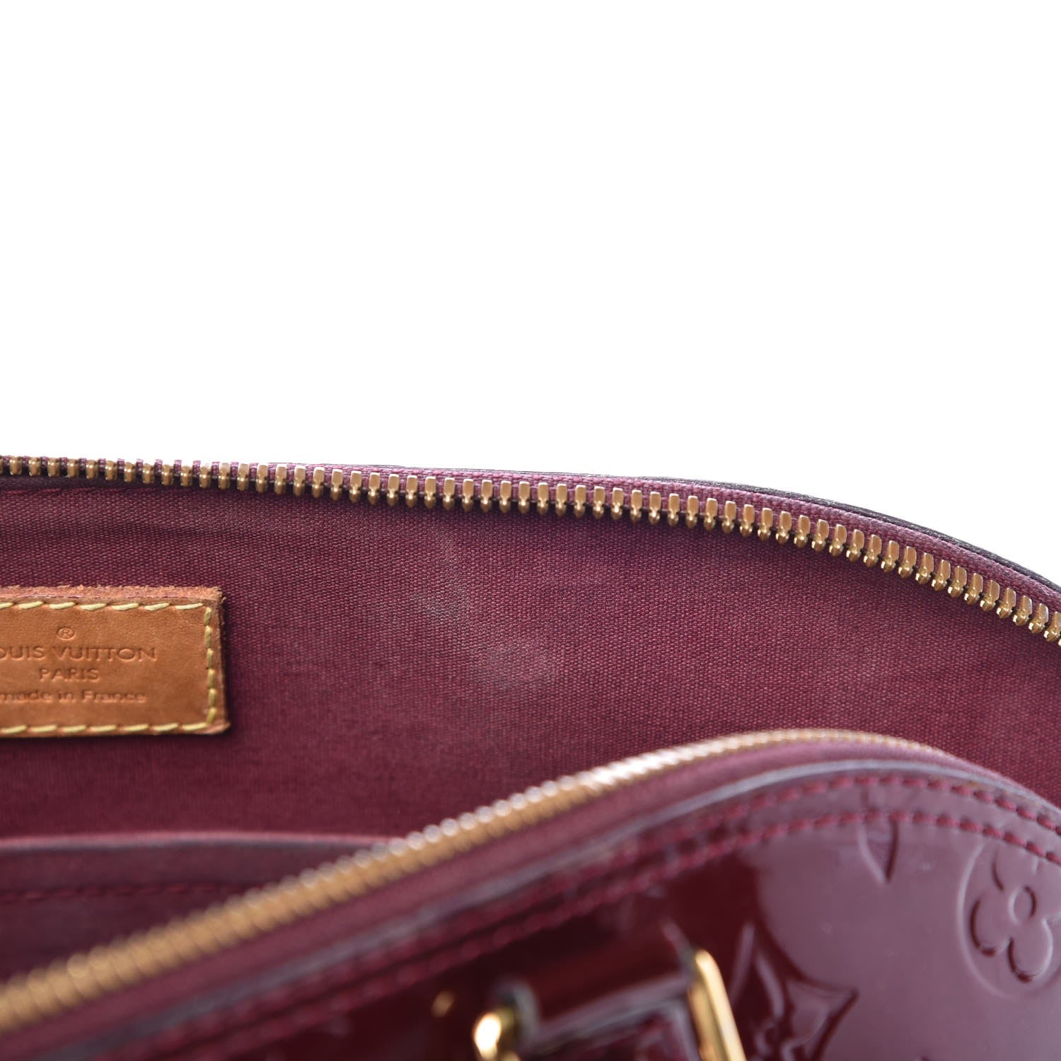 Louis Vuitton Vernis Alma PM Rouge Fauviste 10 of 12