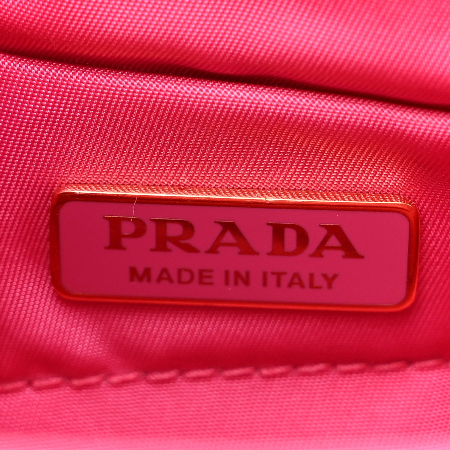Prada Nylon Tessuto Small Chain Shoulder Bag Fuxia 6 of 13
