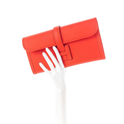 Hermes Swift Jige Elan 29 Clutch Capucine 2 of 7