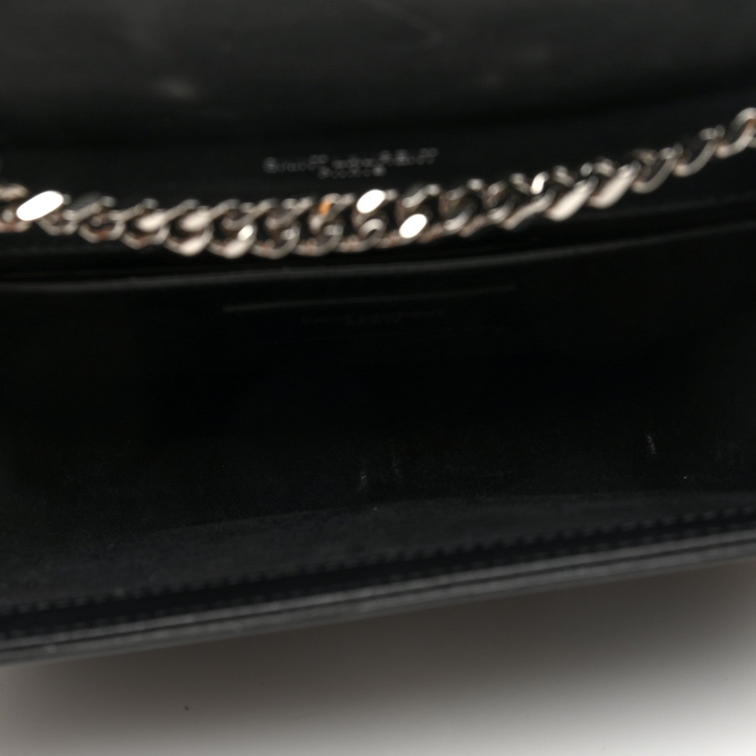 Saint Laurent Smooth Calfskin Small Classic Monogram Kate Tassel Satchel Black 5 of 9