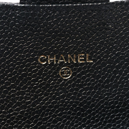 Chanel Caviar Quilted Small Flap Wallet Black 6 of 8