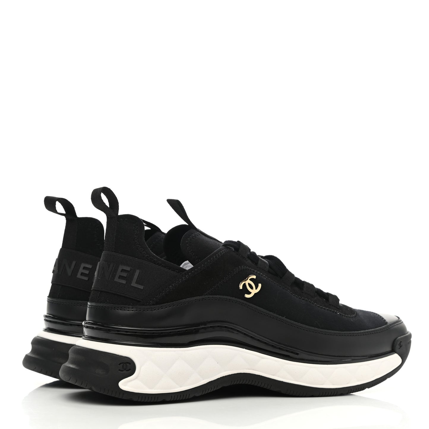 Fabric Suede CC Sneakers 40 Black