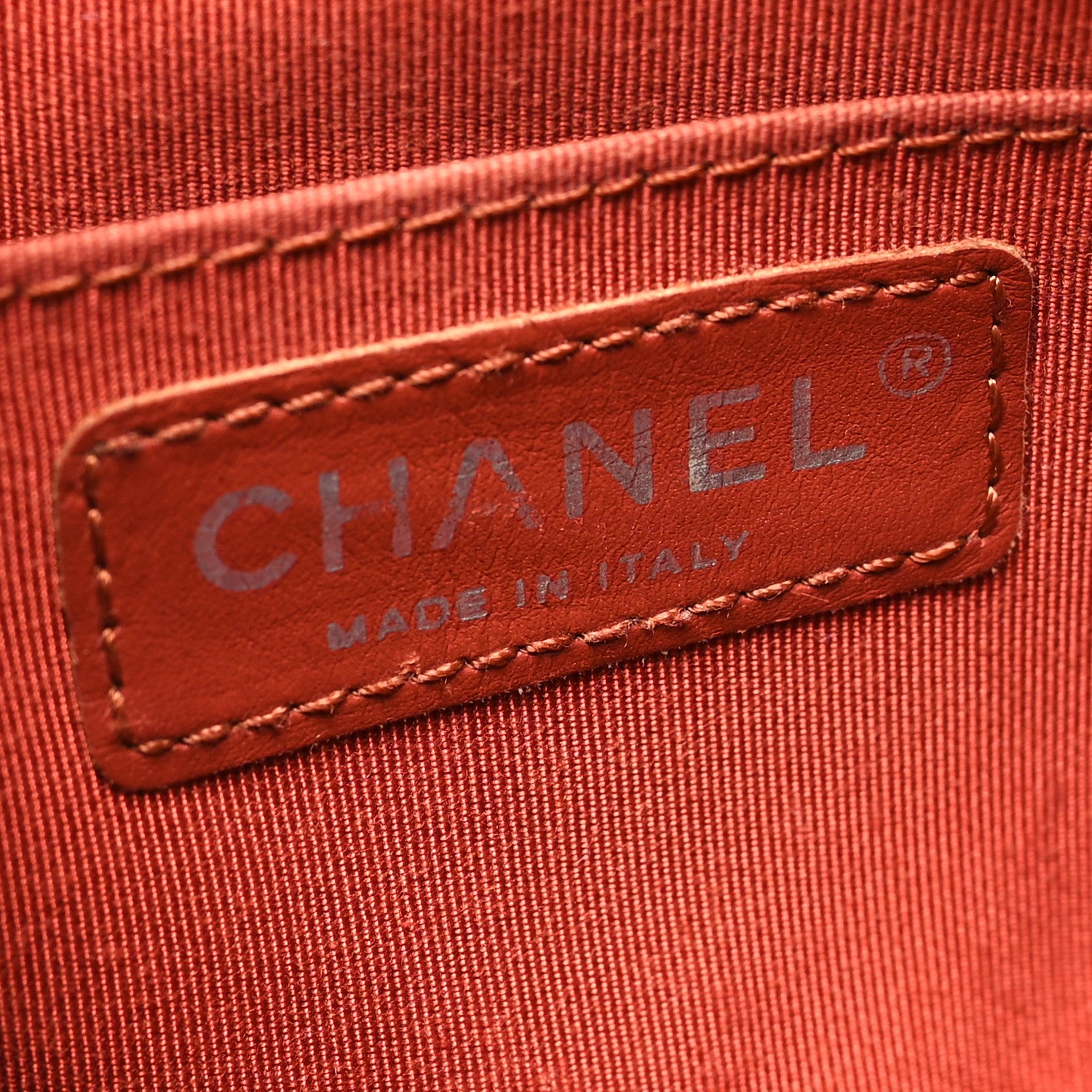 Chanel Calfskin Chevron Quilted Double Camera Bag With Flap Red 7 of 14