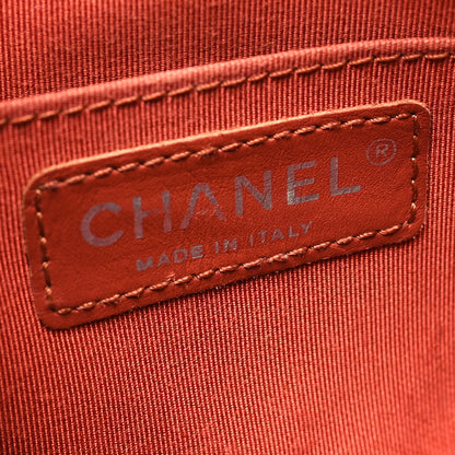 Chanel Calfskin Chevron Quilted Double Camera Bag With Flap Red 7 of 14