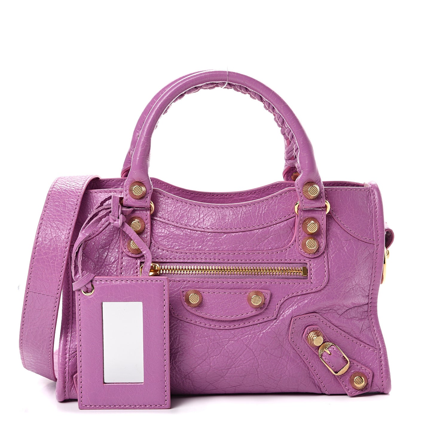 Agneau Giant 12 Gold Hardware Mini City Rose Berlingot
