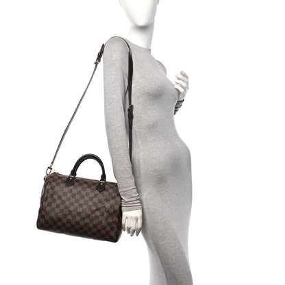 Louis Vuitton Damier Ebene Speedy Bandouliere 30 2 of 15